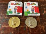 Super Mario LEGO coins gold silver munten goud zilver coin, Ophalen of Verzenden, Zo goed als nieuw