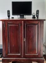 Computerkast computermeubel van teakhout, Huis en Inrichting, Kasten | Computermeubels, Ophalen, Gebruikt, Teakhout, 40 tot 80 cm