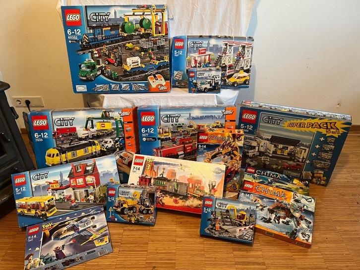 Zeer grote collectie Lego treinen, City en diverse sets, Kinderen en Baby's, Speelgoed | Duplo en Lego, Gebruikt, Lego, Complete set