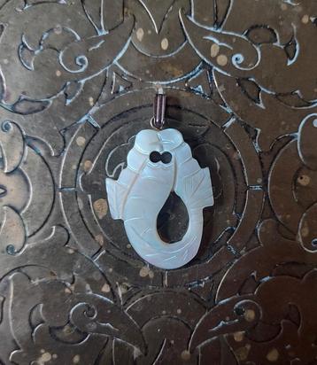 Bedel schorpioen parelmoer kettinghanger hanger beschikbaar voor biedingen