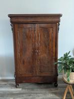 Antieke biedermeier meidenkast linnenkast demontabel, Antiek en Kunst, Antiek | Meubels | Kasten, Ophalen