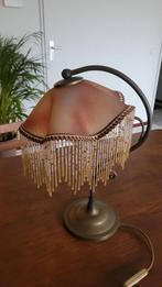 Vintage Tafellamp art deco stijl, Gebruikt, Vintage, Ophalen of Verzenden, Metaal