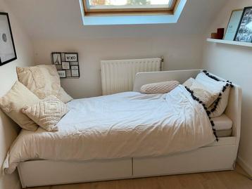 Brimnes IKEA Bed 80x200 wit- Zo goed als nieuw! beschikbaar voor biedingen
