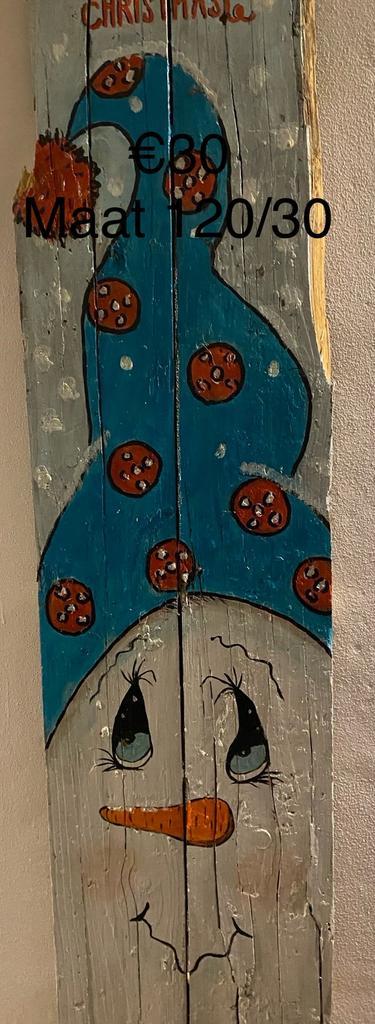 Kerst schilderijen op hout (diverse prijzen), Antiek en Kunst, Kunst | Schilderijen | Abstract, Ophalen