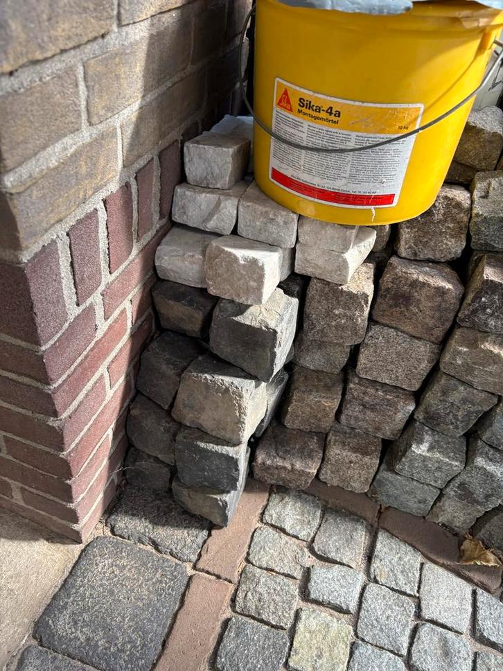 Partij gebruikte klinkers / stenen, Tuin en Terras, Tegels en Klinkers, Gebruikt, Klinkers, Natuursteen, Minder dan 5 m², Ophalen