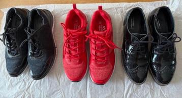 3 paar schoenen, Gabor Rollingsoft, Human nature en Sascha beschikbaar voor biedingen