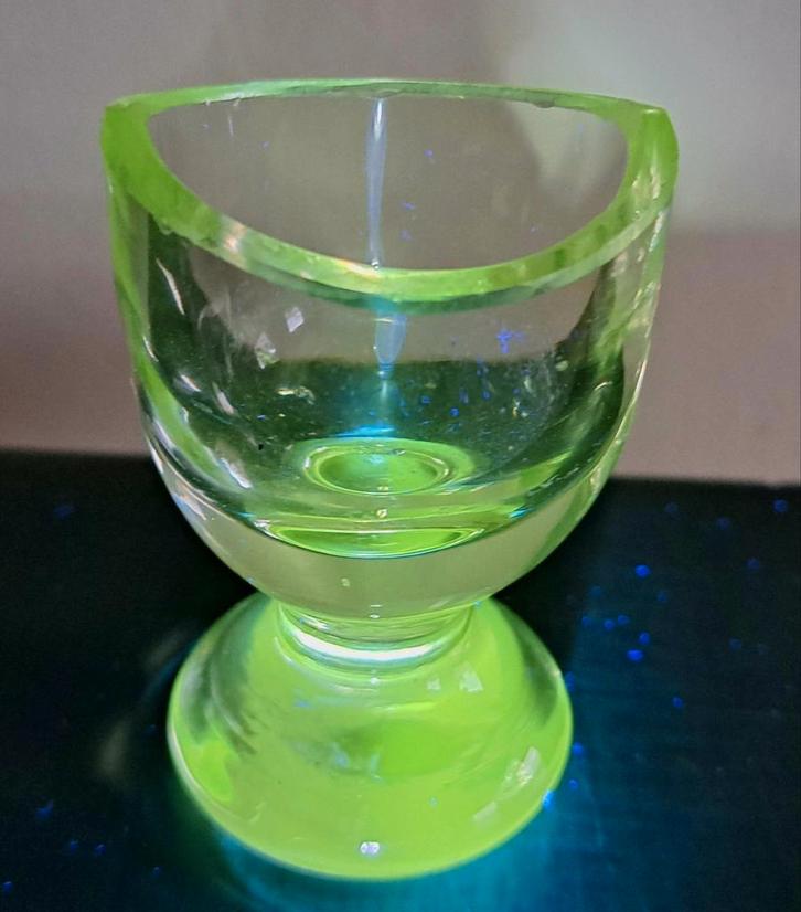 Glazen oogspoelbeker, Antiek en Kunst, Antiek | Glas en Kristal, Ophalen of Verzenden