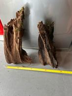 2  prachtige stukken hout en een doos stenen, Dieren en Toebehoren, Reptielen en Amfibieën | Toebehoren, Ophalen, Zo goed als nieuw