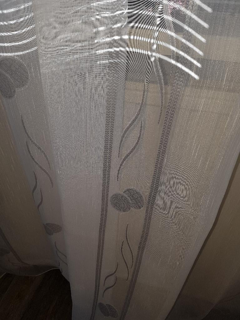 Te koop nieuw vitrage, 200 cm of meer, Wit, Nieuw, Ophalen of Verzenden