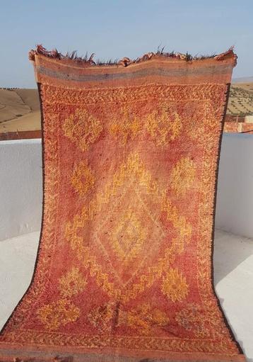 Vintage berber vloerkleed, marokkaans tapijt 280x 160 cm  beschikbaar voor biedingen