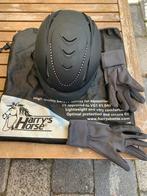 Paardrijcap Harry’s Horse met handschoenen, Dieren en Toebehoren, Ophalen, Gebruikt