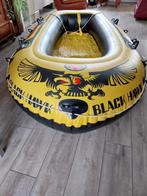 Polyester zware opblaasboot Black Hawk, Watersport en Boten, Ophalen, Overige typen, Twee personen, Zo goed als nieuw