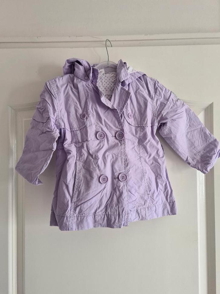 Lila zomerjas zomerjasje jas jasje 86, Kinderen en Baby's, Babykleding | Maat 86, Zo goed als nieuw, Meisje, Jasje, Ophalen of Verzenden