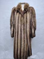 Lange Bontjas echt bont, maat 40 Top!, Ophalen, Gedragen, Maat 38/40 (M), Bruin