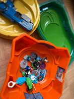 Beyblade stadium, launcher en blades, Ophalen of Verzenden, Gebruikt