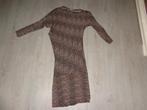 panterprint jurk van Supertrash, maat S  wings dress, Kleding | Dames, Jurken, Bruin, Ophalen of Verzenden, Zo goed als nieuw