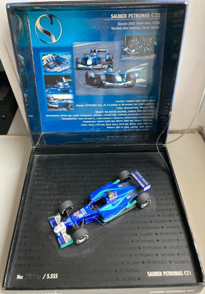 Sauber Petronas C21 1:43, Hobby en Vrije tijd, Modelauto's | 1:43, Zo goed als nieuw, Auto, MiniChamps, Ophalen