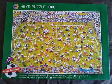 Heye puzzel - Crazy Football / voetbal (1000 stukjes) beschikbaar voor biedingen