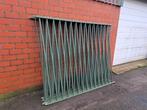 6x heras hekwerk 195 hoog 2.33 breed, Ophalen, Gebruikt, IJzer