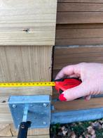 Tuinpoort met beslag - Hout, Tuin en Terras, Tuinpoorten, Ophalen, Gebruikt, Minder dan 100 cm, Looppoort