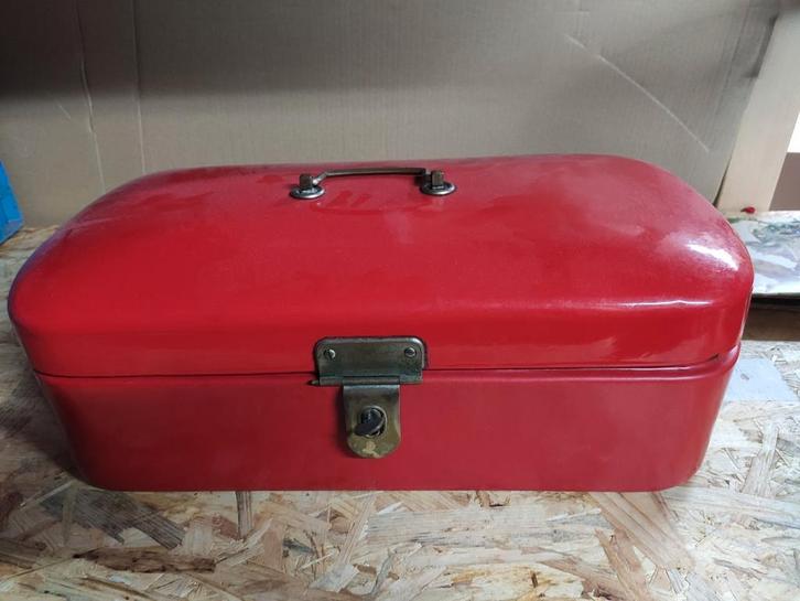 Emaille broodtrommel. WD-18, Antiek en Kunst, Antiek | Emaille, Ophalen of Verzenden