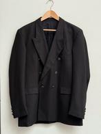Pierre Balmain vintage double breasted blazer zwart wol, 52, Ophalen of Verzenden, Zo goed als nieuw, Maat 52/54 (L), Zwart