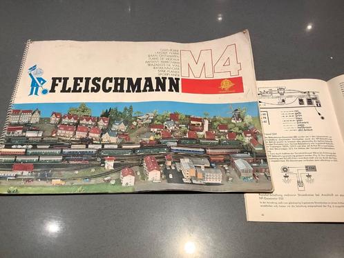 Fleischmann M4 baan ontwerp boek, Hobby en Vrije tijd, Modeltreinen | H0, Gebruikt, Boek, Tijdschrift of Catalogus, Gelijkstroom