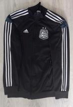 Adidas, Argentina Tracksuit/ Vest, Zwart & Zilver, Maat S, Ophalen of Verzenden, Zo goed als nieuw