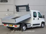 Citroën Jumper 130PK Kipper Dubbel Cabine Trekhaak Euro6 Ti, Stof, Gebruikt, Euro 6, 4 cilinders