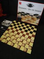 Damspel met houten damstenen, Een of twee spelers, Ophalen of Verzenden, Zo goed als nieuw