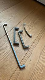 Keukengreepjes zilverkleurig gratis, Ophalen, Minder dan 50 cm, Nieuw, Minder dan 100 cm