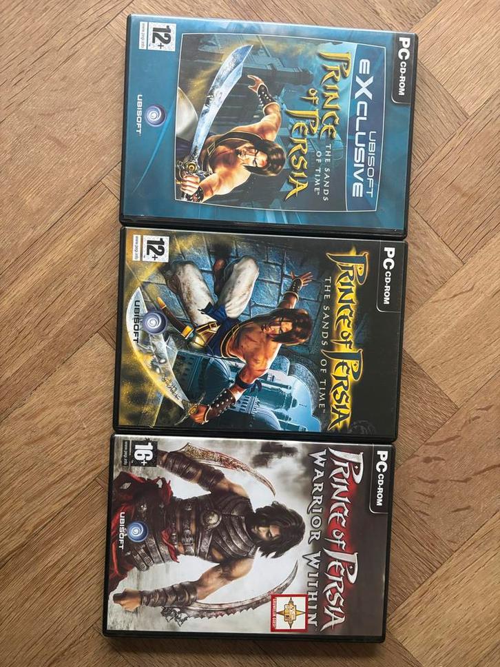 Prince of Persia PC Games - Complete Collectie!, Spelcomputers en Games, Games | Pc, Zo goed als nieuw, Avontuur en Actie, 1 speler
