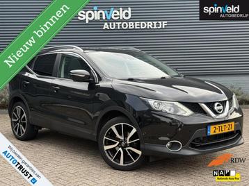 Nissan Qashqai 1.2 Tekna BJ`14 NAP NL Pano Distri.ketting v. beschikbaar voor biedingen