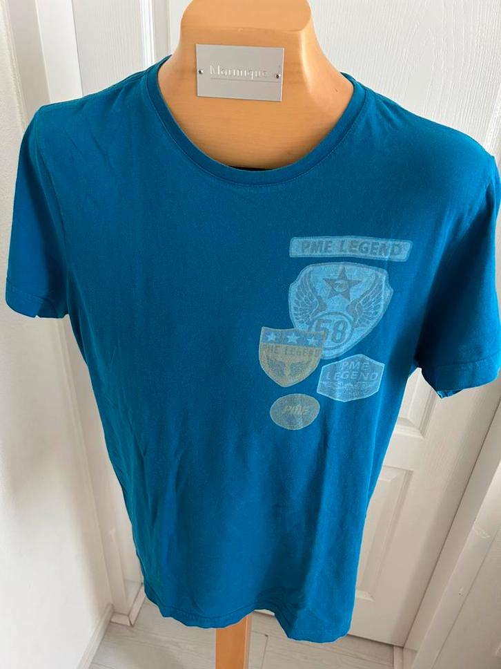 NIEUW PME Legend shirt maat L blauw voor een SPOTPRIJS!!!, Kleding | Heren, T-shirts, Nieuw, Maat 52/54 (L), Blauw, Ophalen of Verzenden
