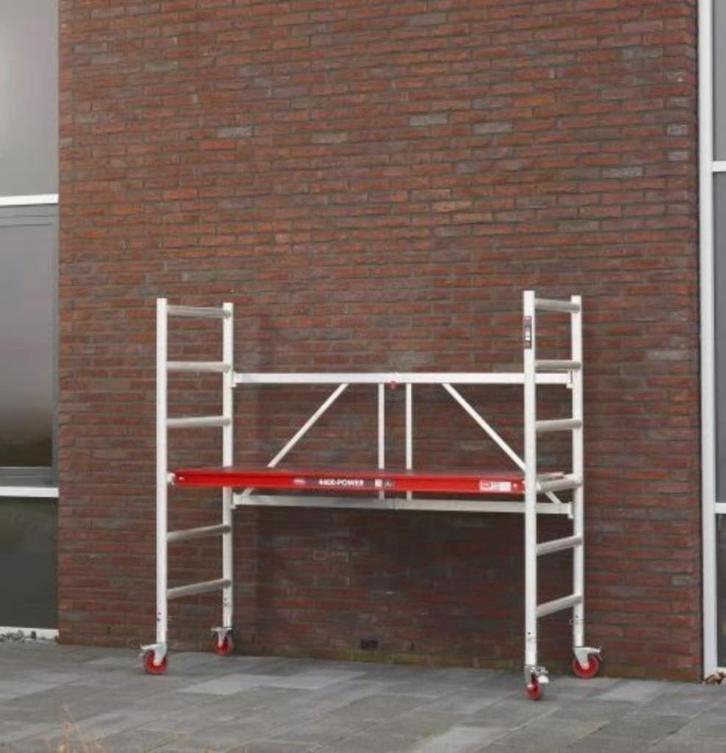 Nieuwe Altrex Kamersteiger RS44-POWER, Doe-het-zelf en Verbouw, Steigers, Nieuw, Rolsteiger of Kamersteiger, Minder dan 2 meter
