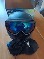 Crivit Kinder Skihelm L/XL + Skibril, Ophalen, Gebruikt