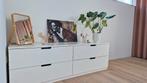 Ikea NORDLI Ladekast met 4 lades, wit, 160x54 cm, Ophalen, 150 tot 200 cm, Zo goed als nieuw, 3 of 4 laden