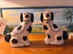 Antieke Staffordshire Spaniëls - Hoerenhondjes h. 23cm, Antiek en Kunst, Ophalen of Verzenden