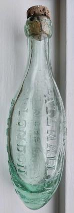Torpedo fles antieke soda limonade drank reclame verpakking, Ophalen of Verzenden