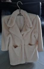 winterjas creme  bont, maat m/l dames, Ophalen, Zo goed als nieuw, Maat 38/40 (M), Beige