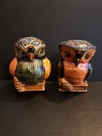 Vintage handbeschilderde keramieken uilen, Ophalen of Verzenden