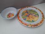 Winnie the pooh bordje bakje, Ophalen of Verzenden, Winnie de Poeh of vrienden, Gebruikt, Servies
