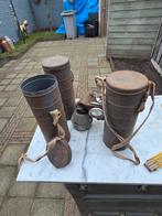 Gasmaskers drie stuks, Verzamelen, Militaria | Algemeen, Ophalen of Verzenden, Nederland