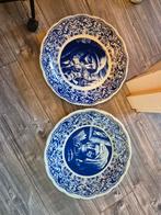 Delftsblauwe wandborden groot, Antiek en Kunst, Ophalen