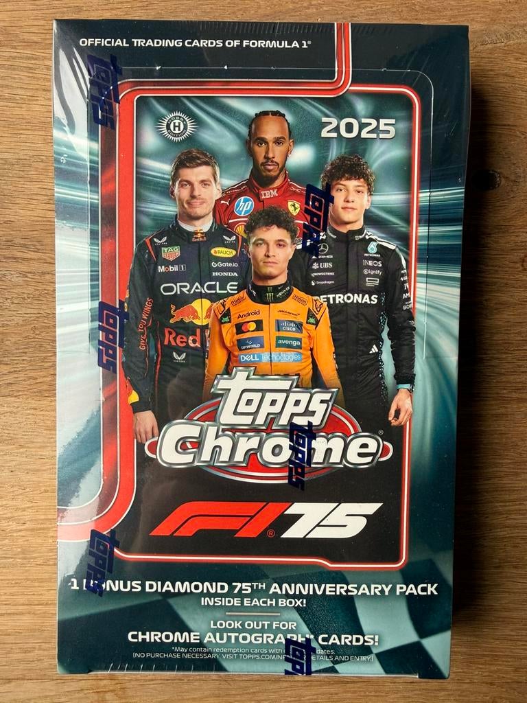 2025 Topps Chrome F1 Formula 1 Hobby, Ophalen of Verzenden, Nieuw