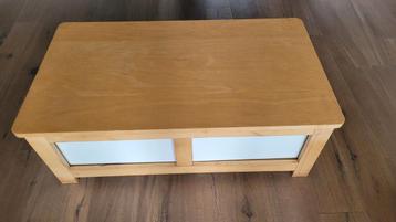Salontafel met opbergbakken beschikbaar voor biedingen