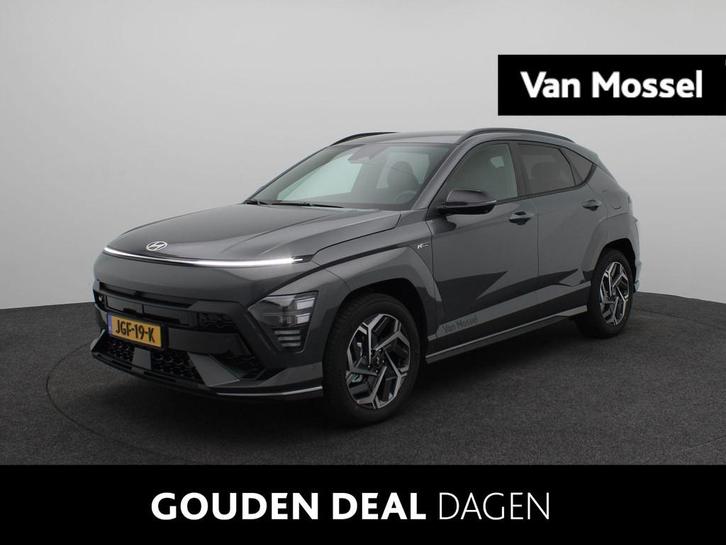 Hyundai Kona 1.6 GDI HEV N Line 18-Inch Lichtmetalen velgen, Auto's, Hyundai, Bedrijf, Te koop, Kona, 360° camera, ABS, Achteruitrijcamera