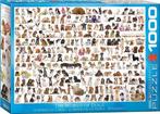 Eurographics: The World of Dogs 1000 stukjes, Ophalen of Verzenden, 500 t/m 1500 stukjes, Nieuw, Legpuzzel