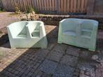 Zwembad stoelen/bank kunststof, Tuin en Terras, Tuinstoelen, Ophalen, Gebruikt, Kunststof