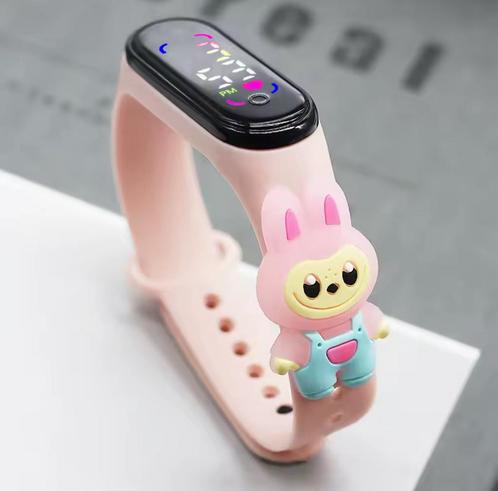 Labubu Kinderhorloge – LED Digitaal Display – Cartoonstijl, Sieraden, Tassen en Uiterlijk, Horloges | Kinderen, Nieuw, Jongen of Meisje